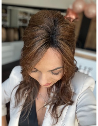 SELENE 04-45 CM  -TOPPER Z WŁOSÓW NATURALNYCH