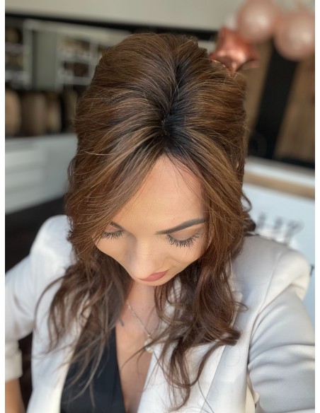 SELENE 04-45 CM  -TOPPER Z WŁOSÓW NATURALNYCH