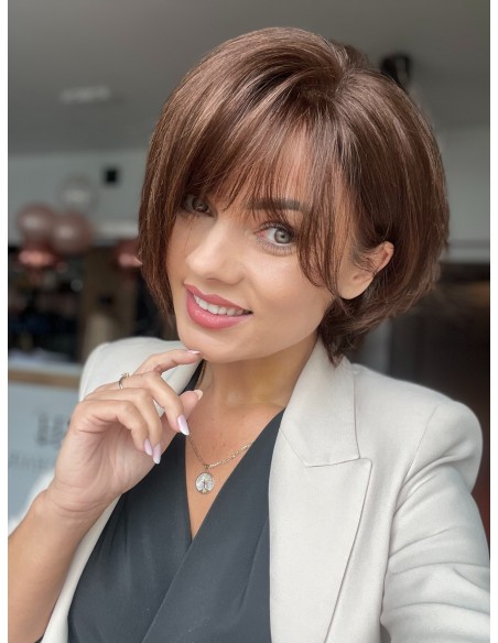 Kris K2-Krótka peruka z włosów naturalnych