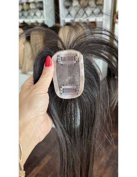 Grzywka/mini topper z włosów naturalnych K1B 40 cm