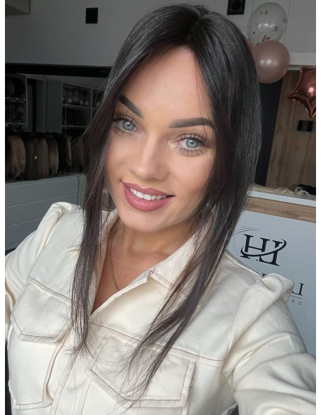 Grzywka/mini topper z włosów naturalnych K1B 40 cm