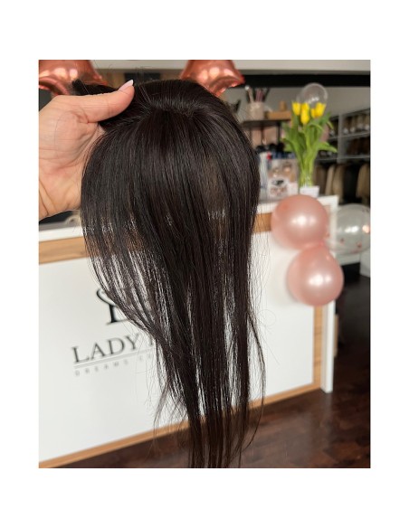 Grzywka/mini topper z włosów naturalnych K1B 40 cm