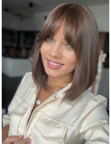 NILA 35 CM Z GRZYWKĄ "M" -PERUKA Z WŁOSÓW NATURALNYCH