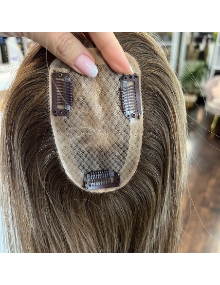 Lio KC - Mini topper z włosów naturalnych  35 cm