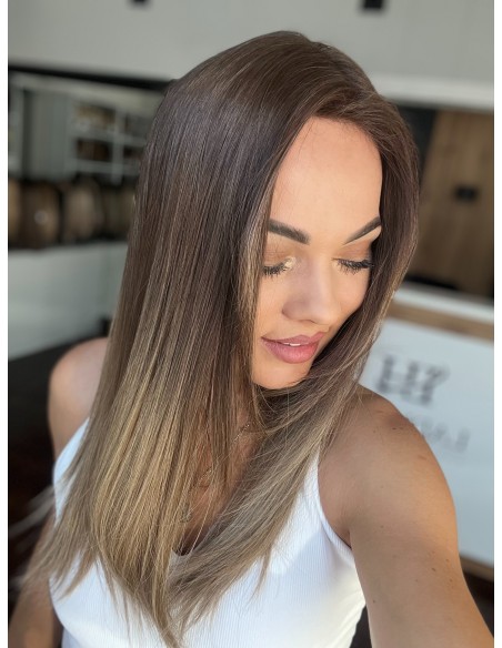 GABI 45-50 CM-TOPPER Z WŁOSÓW NATURALNYCH-PREMIUM