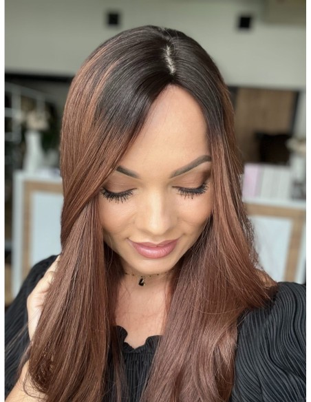 "ISABELL- 45 - 50" TOPPER Z WŁOSÓW NATURALNYCH