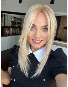 BETI 45MN- BLOND TOPPER Z WŁOSÓW NATURALNYCH 2