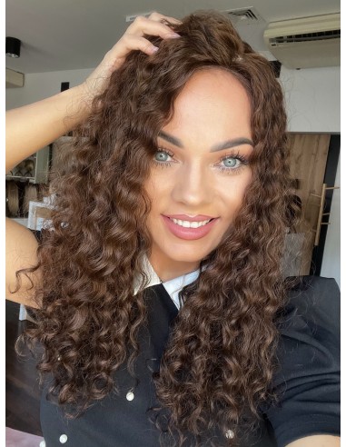 MAYA 45-50 TOPPER Z WŁOSÓW NATURALNYCH  KRĘCONYCH