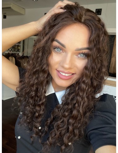 NILA 45-50 TOPPER Z WŁOSÓW NATURALNYCH  KRĘCONYCH