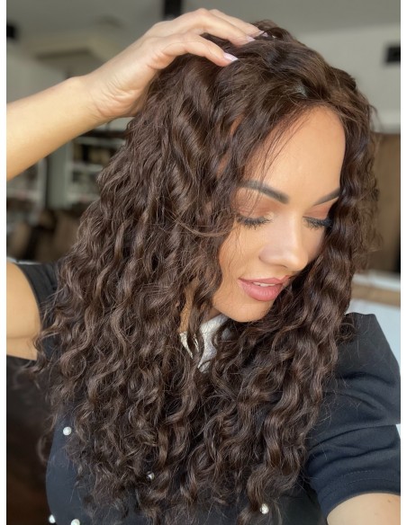 NILA 45-50 TOPPER Z WŁOSÓW NATURALNYCH  KRĘCONYCH