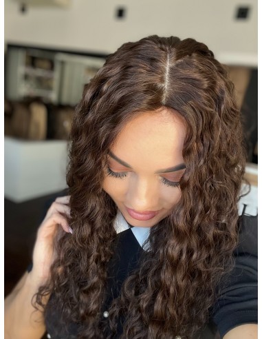 NILA 45-50 TOPPER Z WŁOSÓW NATURALNYCH  KRĘCONYCH