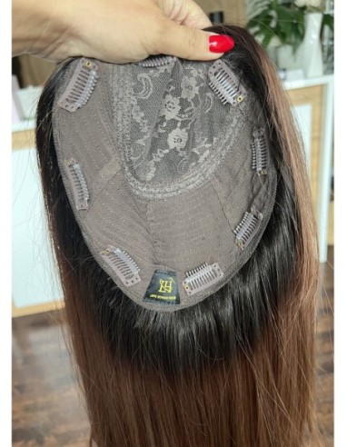 "ISABELL- 45 - 50" TOPPER Z WŁOSÓW NATURALNYCH