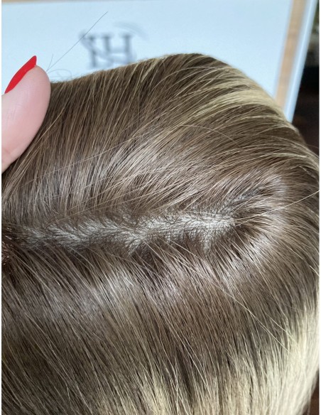 "LOLA  40"-TOPPER Z WŁOSÓW NATURALNYCH