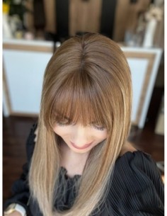 "KATI-50" DŁUGA PERUKA Z WŁOSÓW NATURALNYCH 2