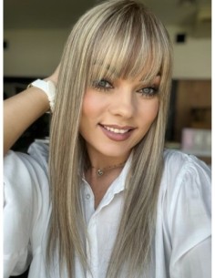 SELENE 8C-45 CM Z GRZYWKĄ-TOPPER Z WŁOSÓW NATURALNYCH