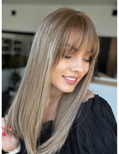 "KATI-50" DŁUGA PERUKA Z WŁOSÓW NATURALNYCH