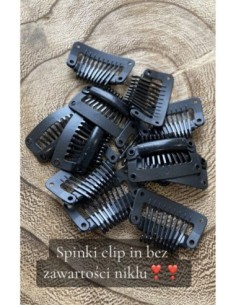 SPINKI CLIP IN BEZ ZAWARTOŚCI NIKLU 5 SZT