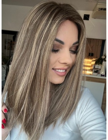 EVELA 40 "S"-PERUKA LACE FRONT Z WŁOSÓW NATURALNYCH