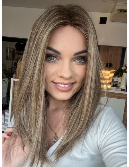 EVELA 40 "S"-PERUKA LACE FRONT Z WŁOSÓW NATURALNYCH