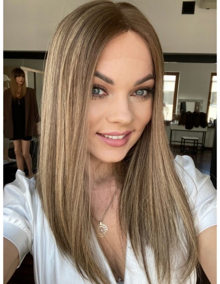 EVELA 40 "S"-PERUKA LACE FRONT Z WŁOSÓW NATURALNYCH