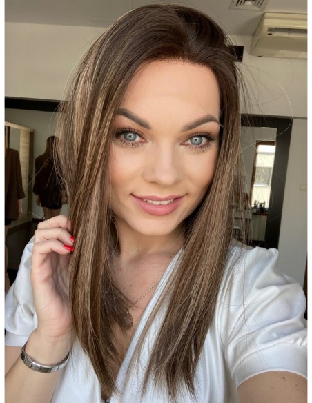 CARIN 40 "S"-PERUKA LACE FRONT Z WŁOSÓW NATURALNYCH