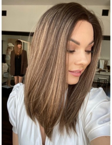 CARIN 40 "S"-PERUKA LACE FRONT Z WŁOSÓW NATURALNYCH