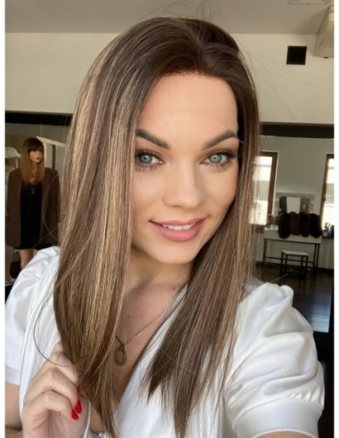 CARIN 40 "S"-PERUKA LACE FRONT Z WŁOSÓW NATURALNYCH