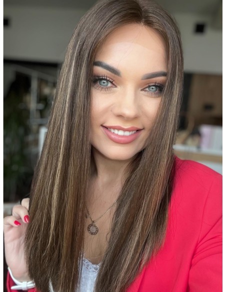 SARA 50 "M"-PERUKA LACE FRONT Z WŁOSÓW NATURALNYCH