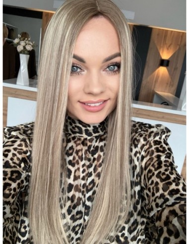 "LILA 50-55 TOPPER Z WŁOSÓW NATURALNYCH