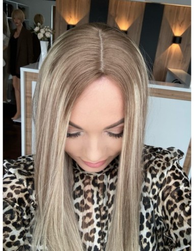 "LILA 50-55 TOPPER Z WŁOSÓW NATURALNYCH