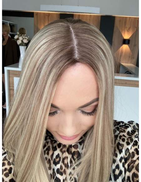 "LILA 40"TOPPER Z WŁOSÓW NATURALNYCH