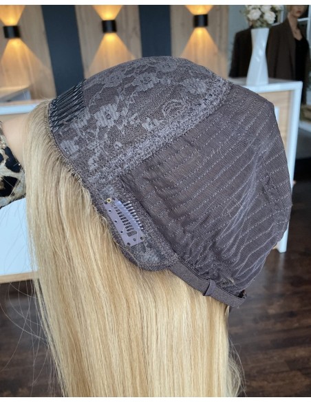 Peruka Sheila 50 cm – blond z odrostem, włosy naturalne