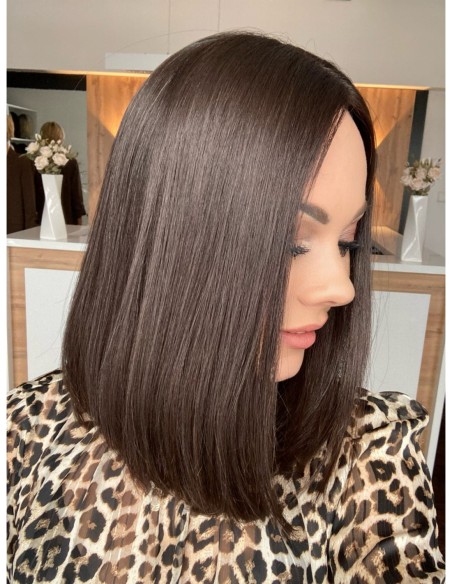 "IDA VIRGIN 35-40 CM " TOPPER Z WŁOSÓW  NATURALNYCH  SŁOWIAŃSKICH