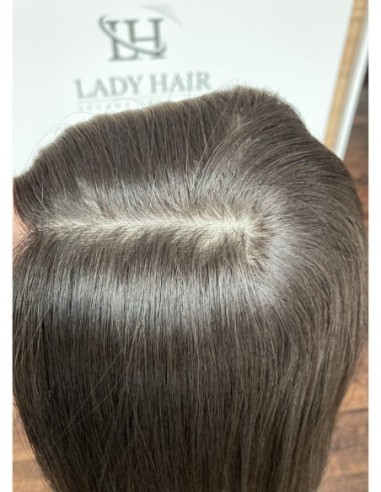 "IDA VIRGIN 35-40 CM " TOPPER Z WŁOSÓW  NATURALNYCH  SŁOWIAŃSKICH