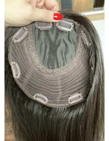 "IDA VIRGIN 35-40 CM " TOPPER Z WŁOSÓW  NATURALNYCH  SŁOWIAŃSKICH