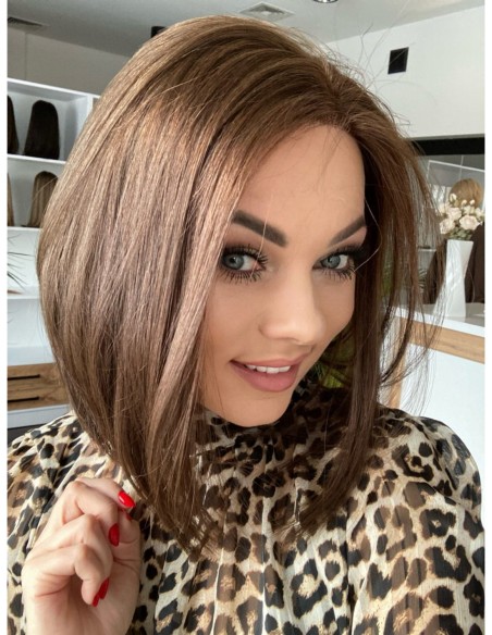 "TESA 30"-KRÓTKA  PERUKA Z WŁOSÓW NATURALNYCH  "S"