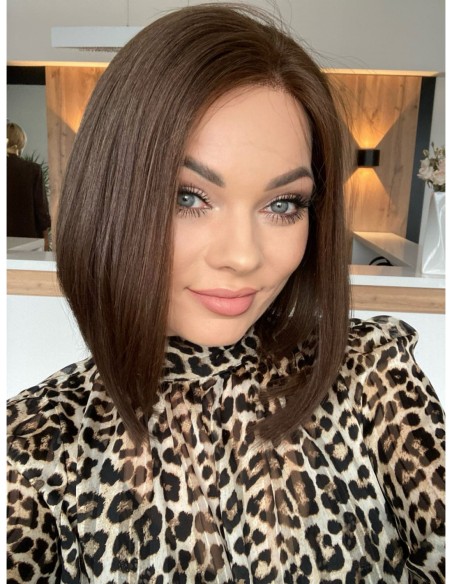 "TESA 30"-KRÓTKA  PERUKA Z WŁOSÓW NATURALNYCH  "S"