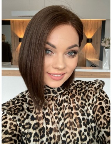 "TESA 30"-KRÓTKA  PERUKA Z WŁOSÓW NATURALNYCH  "S"