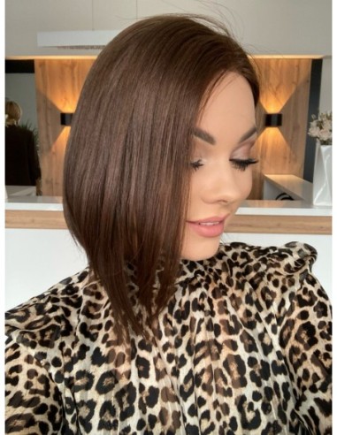 "TESA 30"-KRÓTKA  PERUKA Z WŁOSÓW NATURALNYCH  "S"