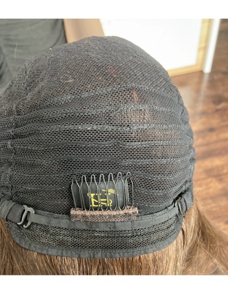 Kris brąz ll - Krótka peruka z włosów naturalnych