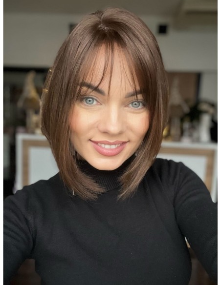 "JONI LONG BOB K4" TOPPER Z WŁOSÓW NATURALNYCH