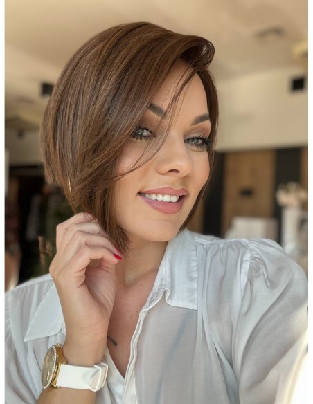 "JONI LONG BOB K4" TOPPER Z WŁOSÓW NATURALNYCH