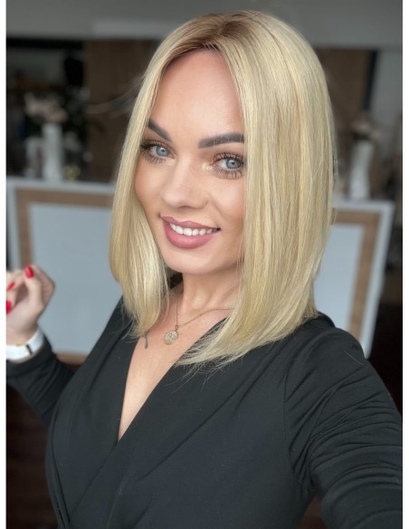 "JONI-35LOGB" TOPPER Z WŁOSÓW NATURALNYCH