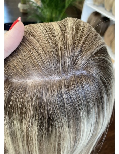 "ANIA  40-45"-TOPPER Z WŁOSÓW NATURALNYCH PREMIUM